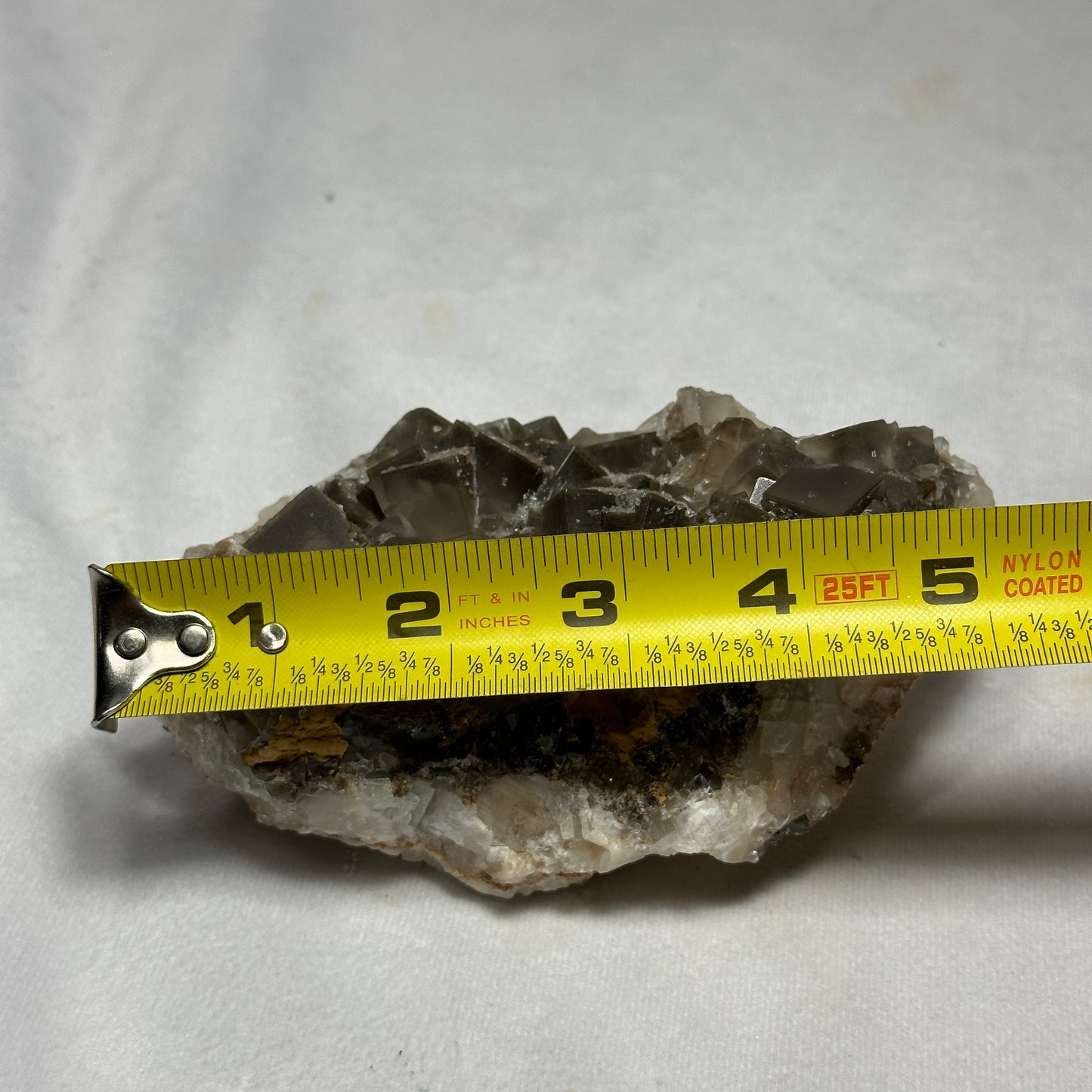 Excellent Dogtooth Calcite and Fluorite Cluster