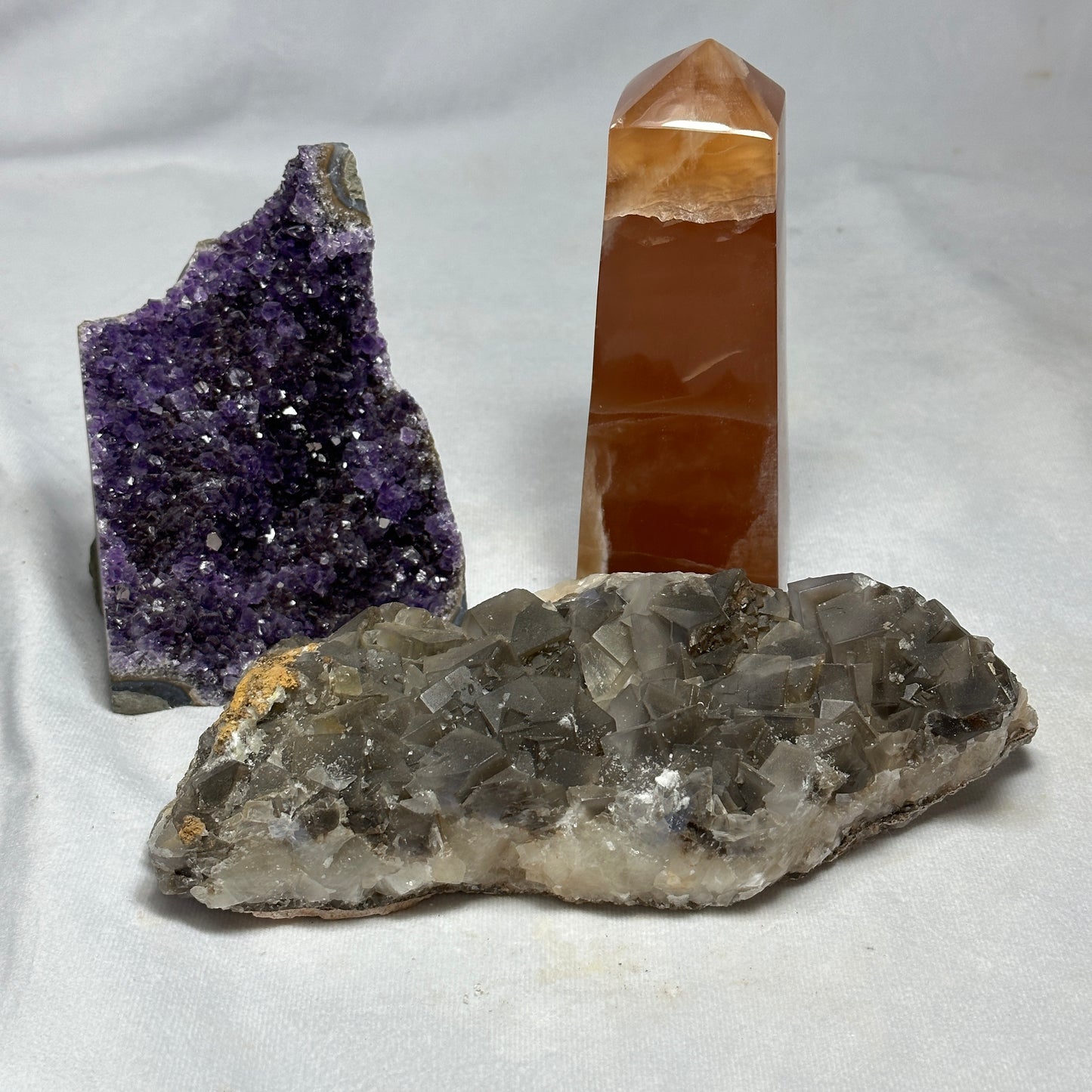 Enticing Fluorite and Dogtooth Calcite
