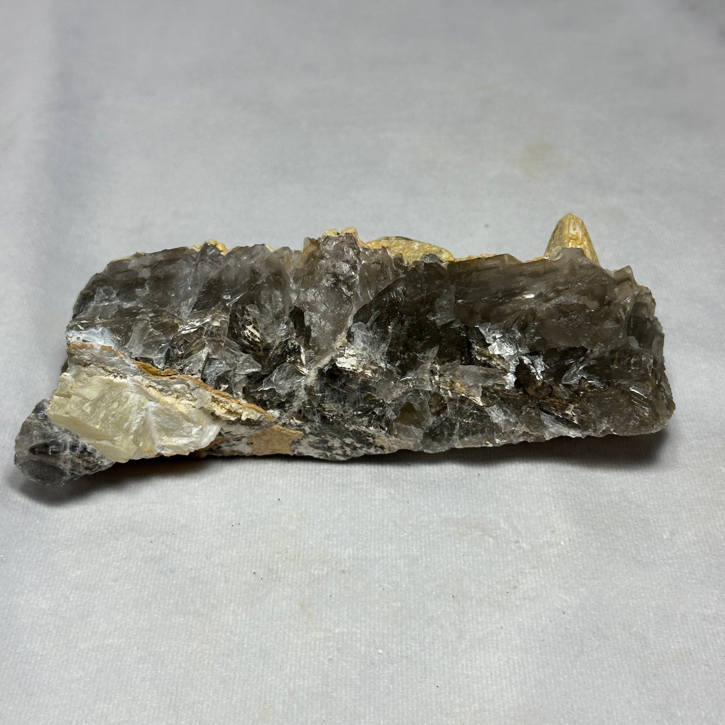 Fluorite with Large Dogtooth Calcite