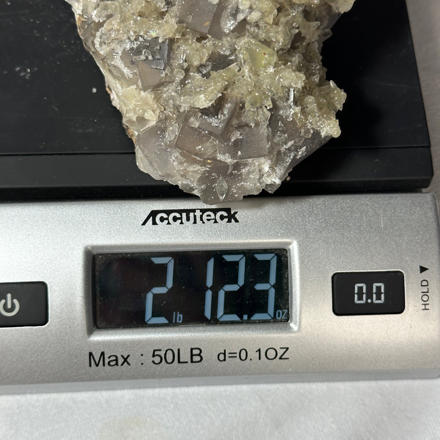 Remarkable Fluorite and Dogtooth Calcite Specimen