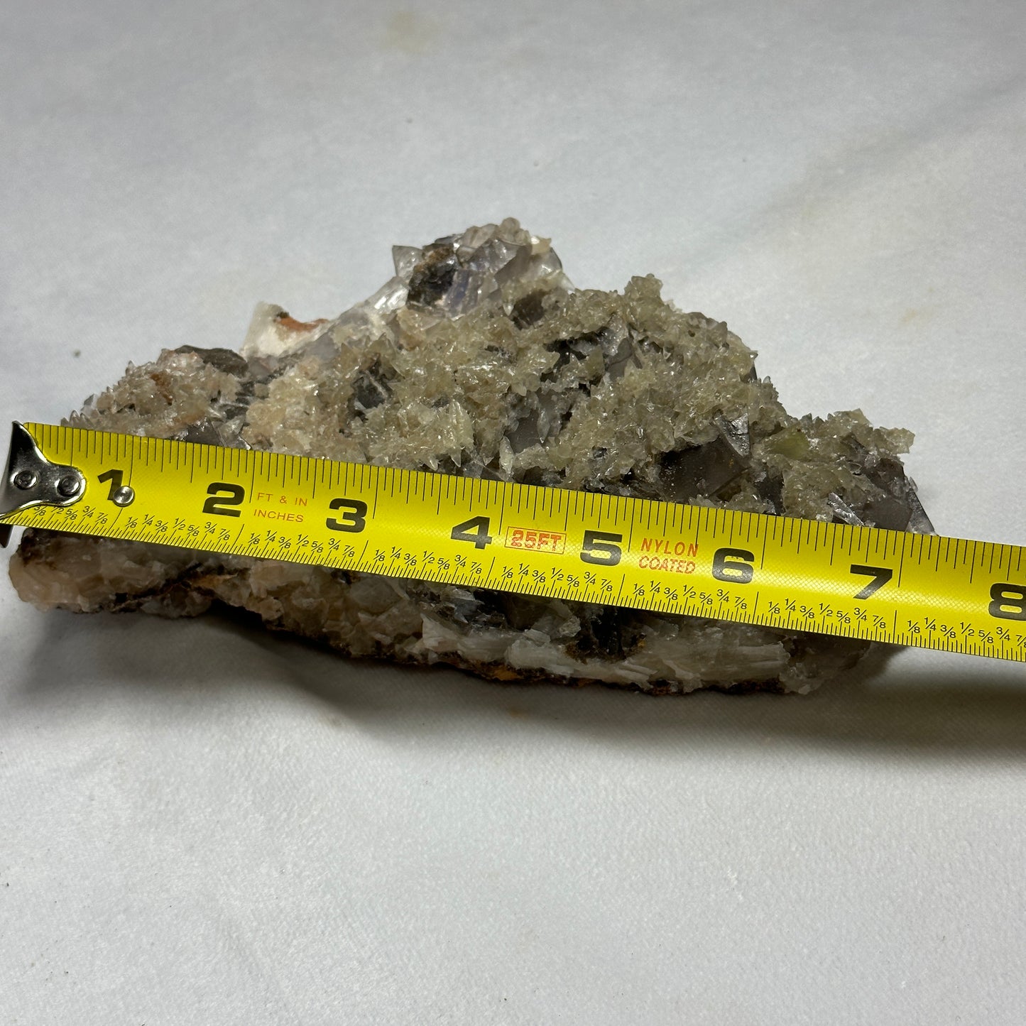 Remarkable Fluorite and Dogtooth Calcite Specimen