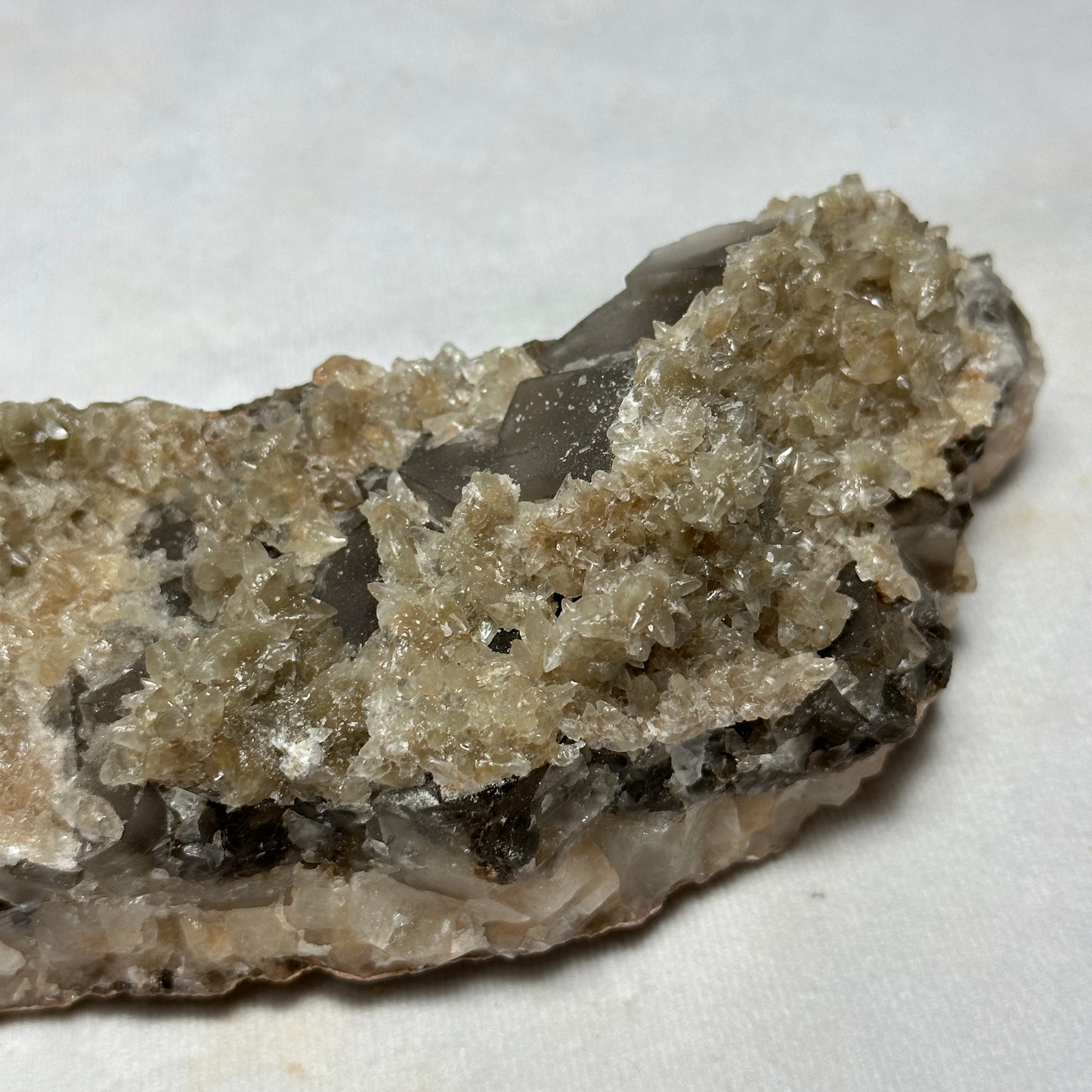 Spectacular Fluorite and Dogtooth Calcite Specimen