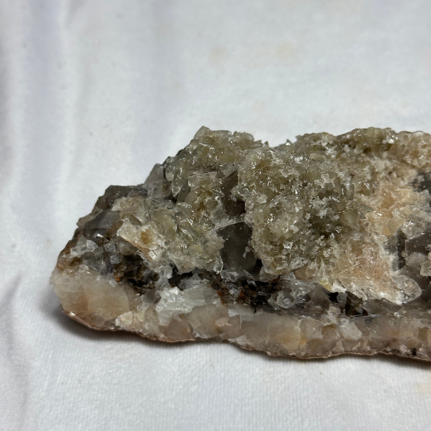 Spectacular Fluorite and Dogtooth Calcite Specimen