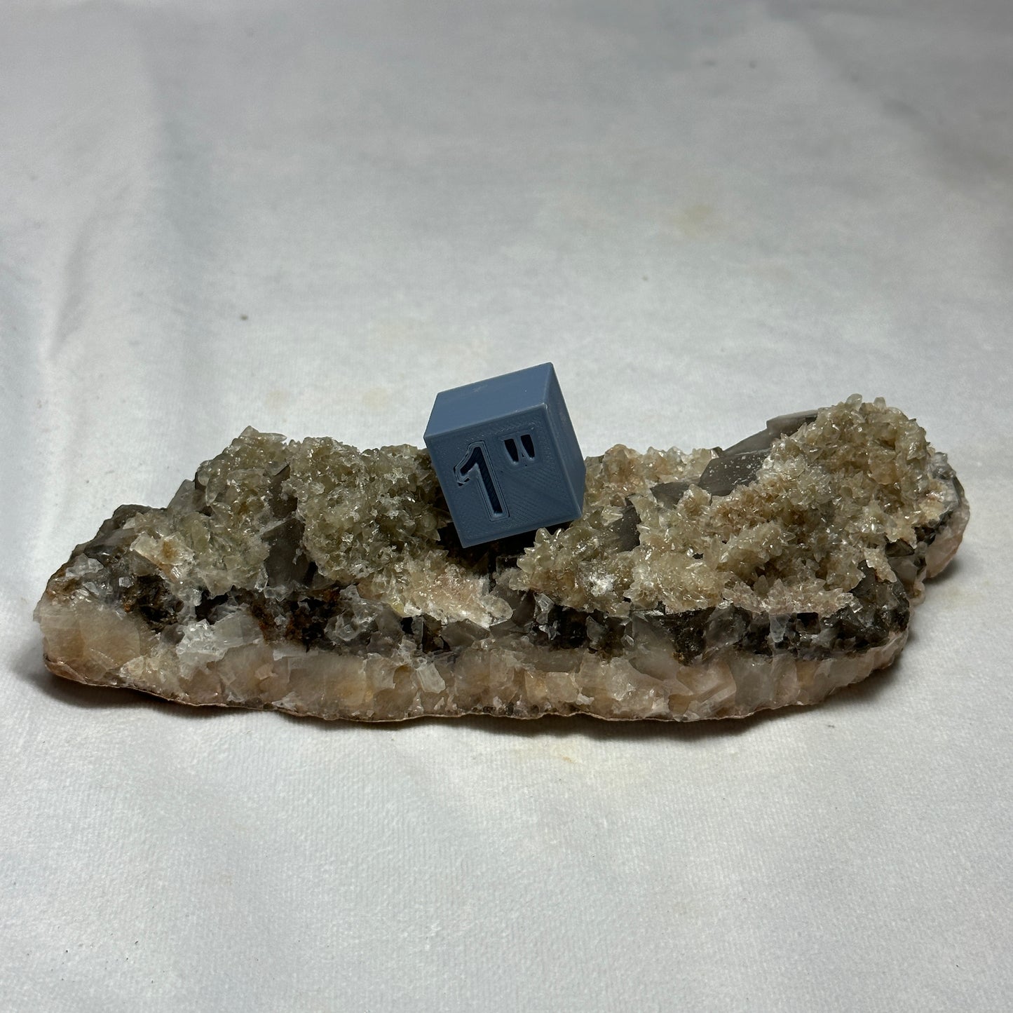 Spectacular Fluorite and Dogtooth Calcite Specimen