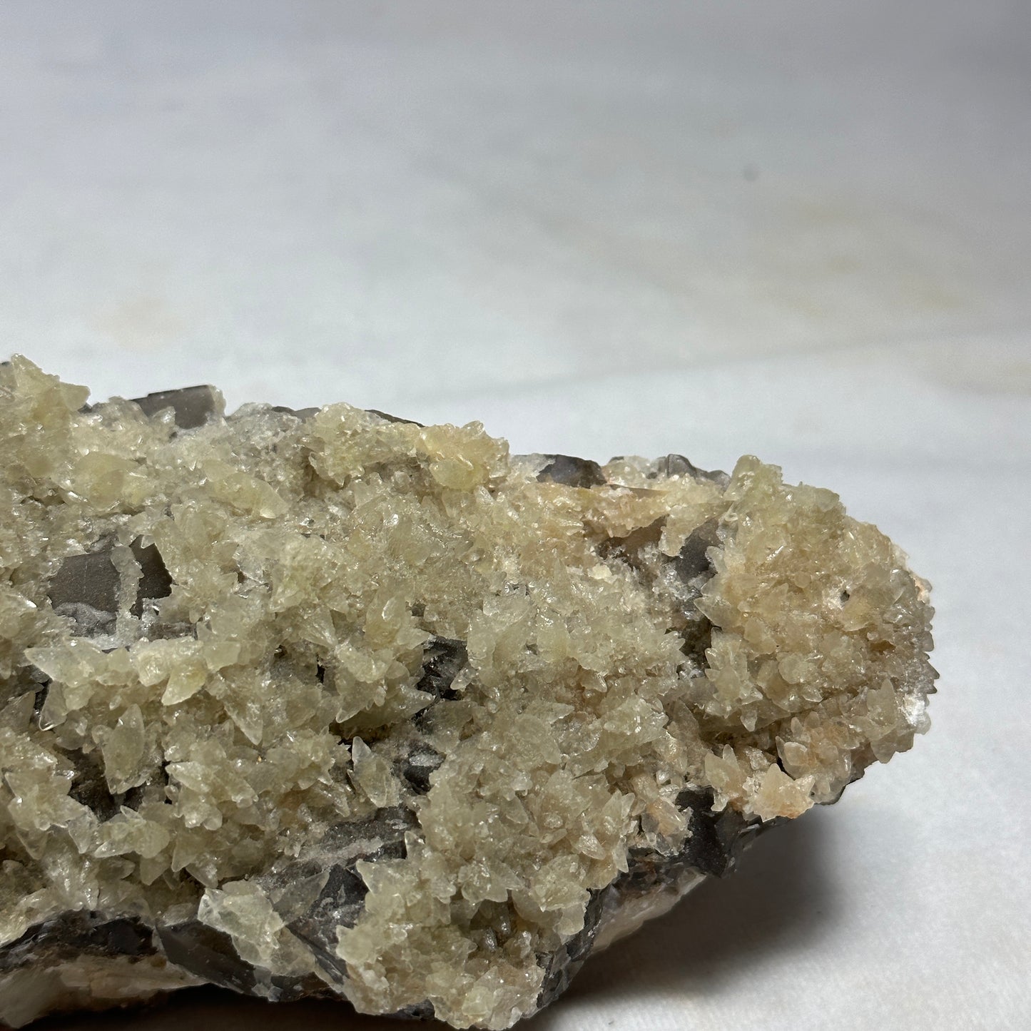 Beautiful Dogtooth Calcite with Fluorite