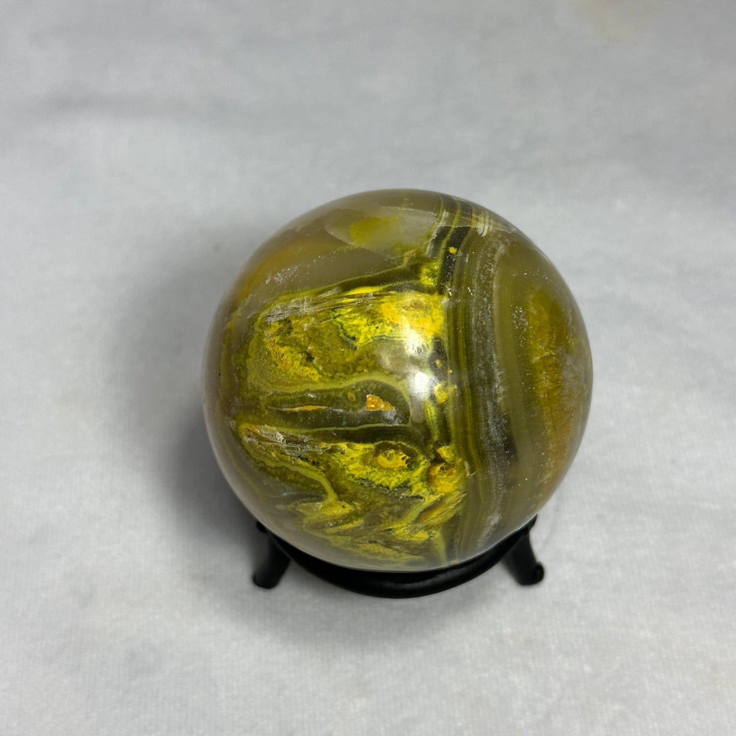 Amazing Bumblebee Jasper Sphere