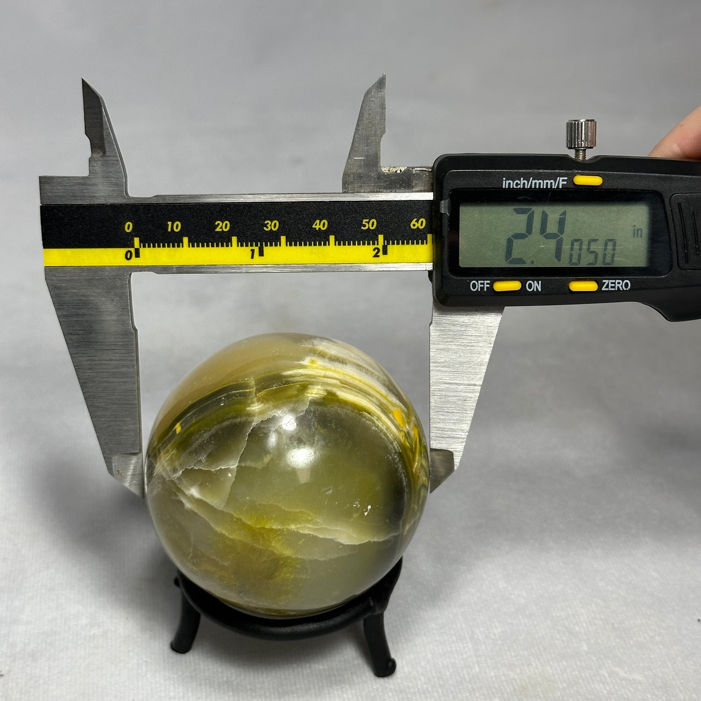 Amazing Bumblebee Jasper Sphere