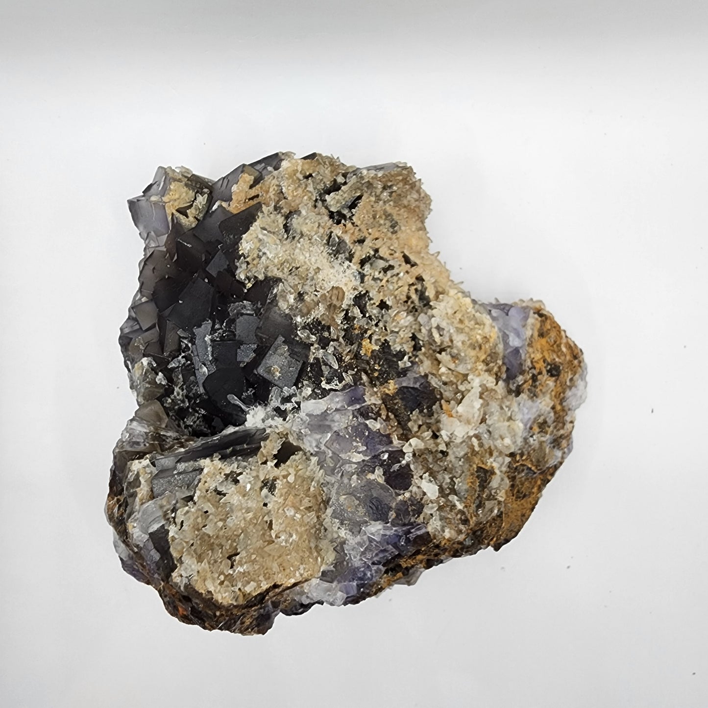 Flourishing Fluorite with Calcite