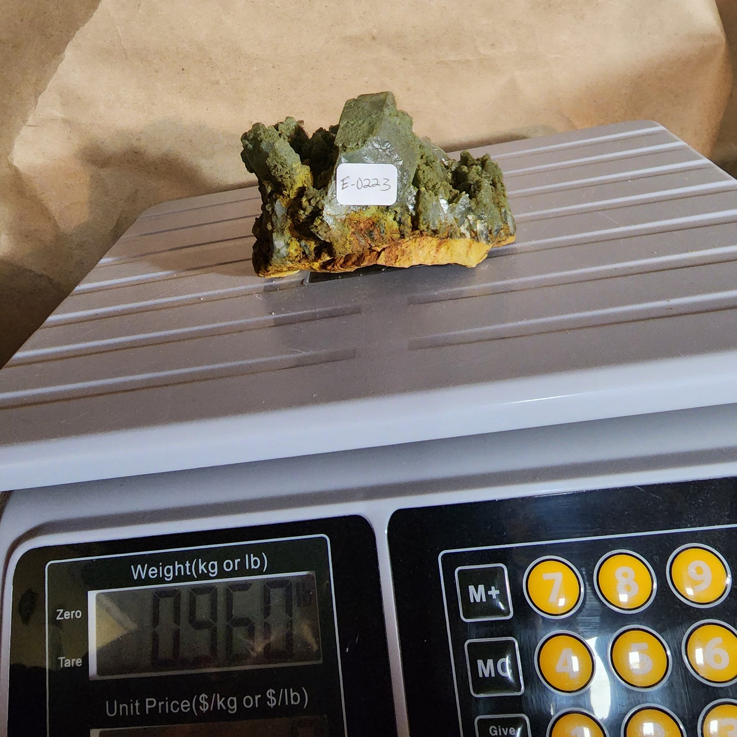 Chlorine Quartz Cluster