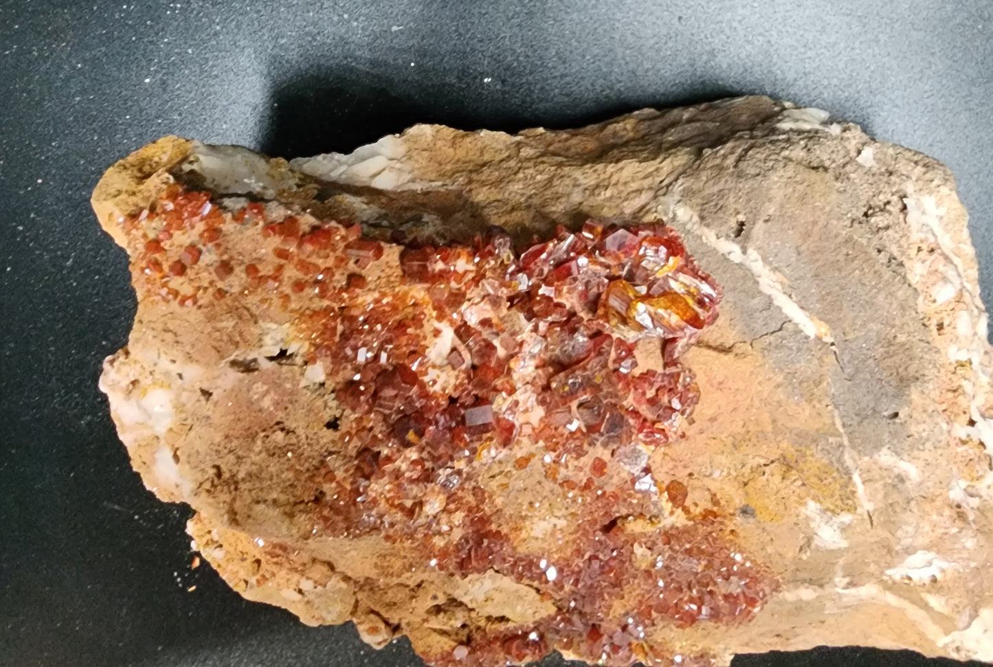 Fiery Vanadinite Clusters