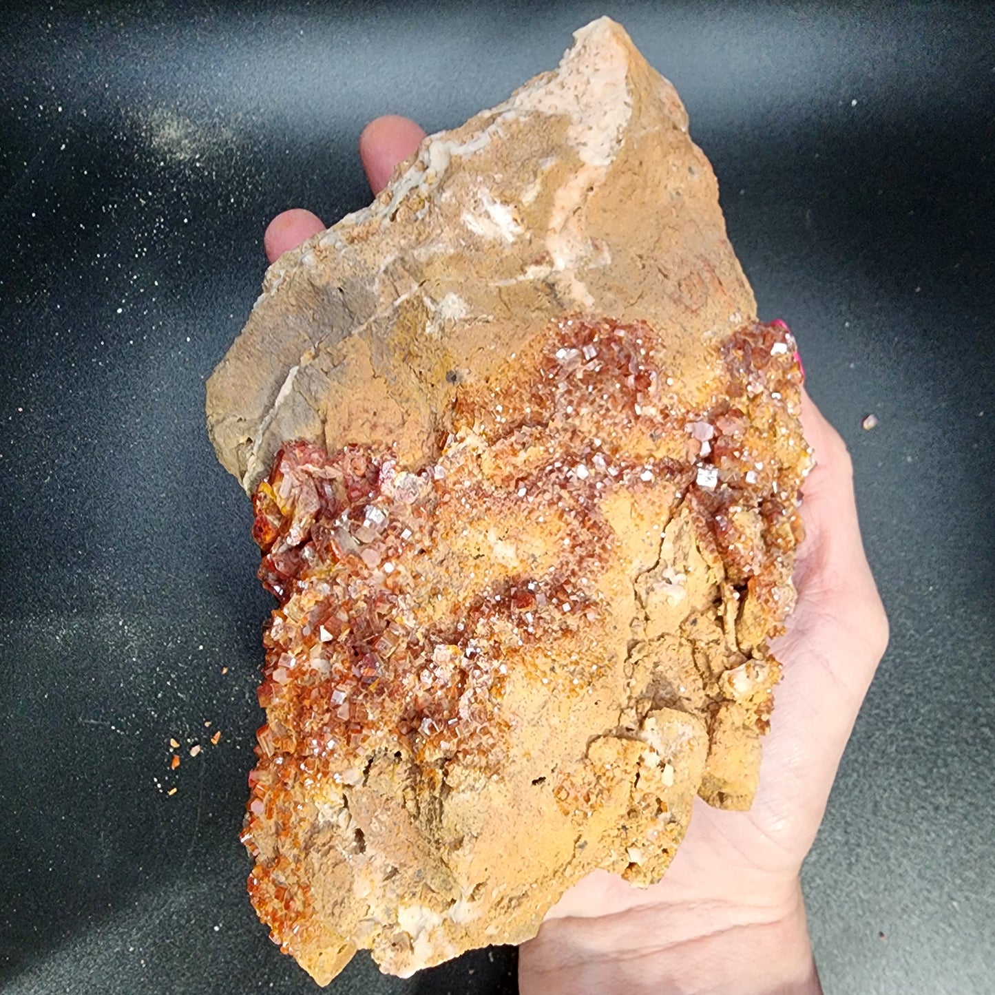 Fiery Vanadinite Clusters