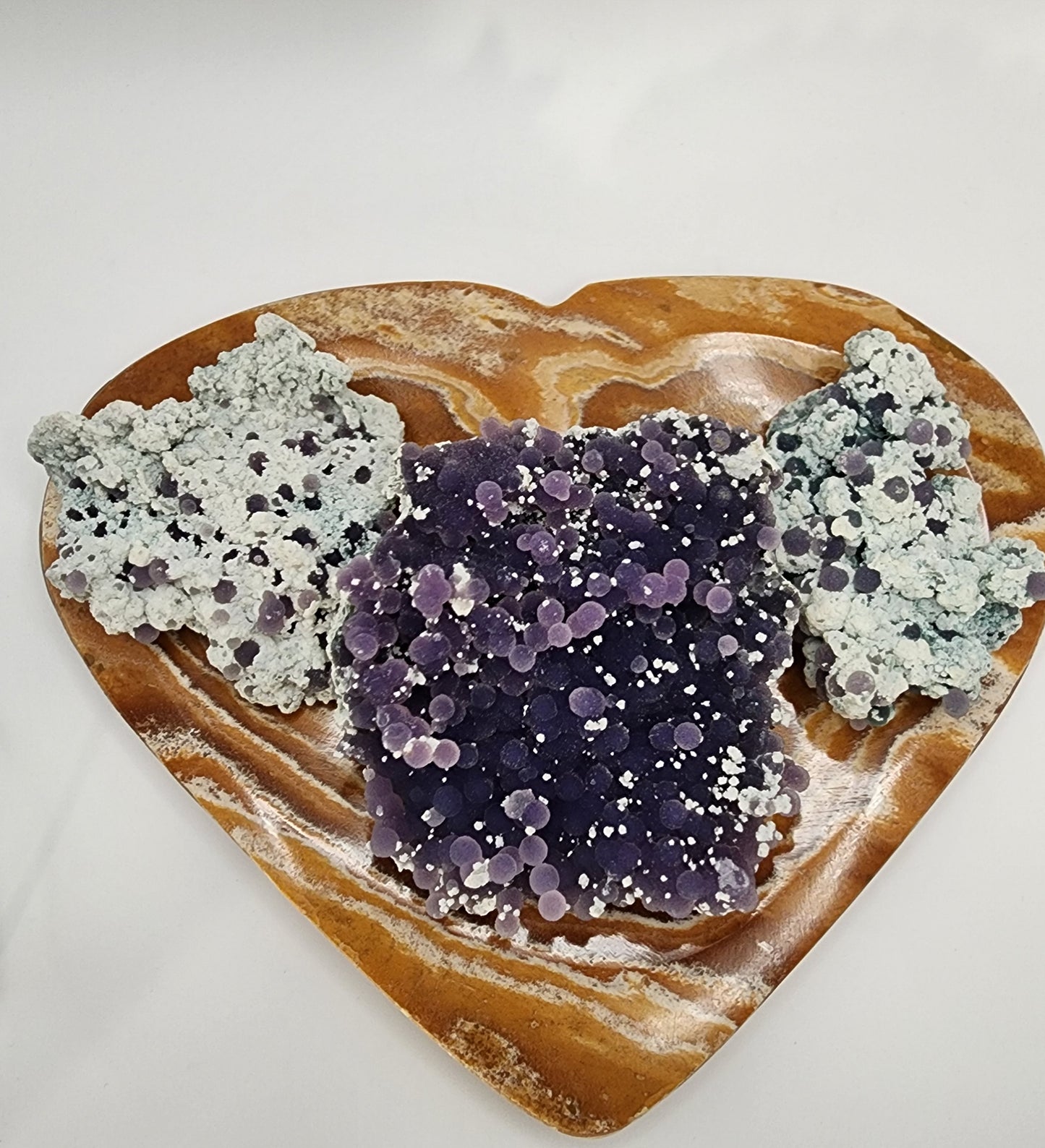 Beautiful Heart Shaped Aragonite Plate