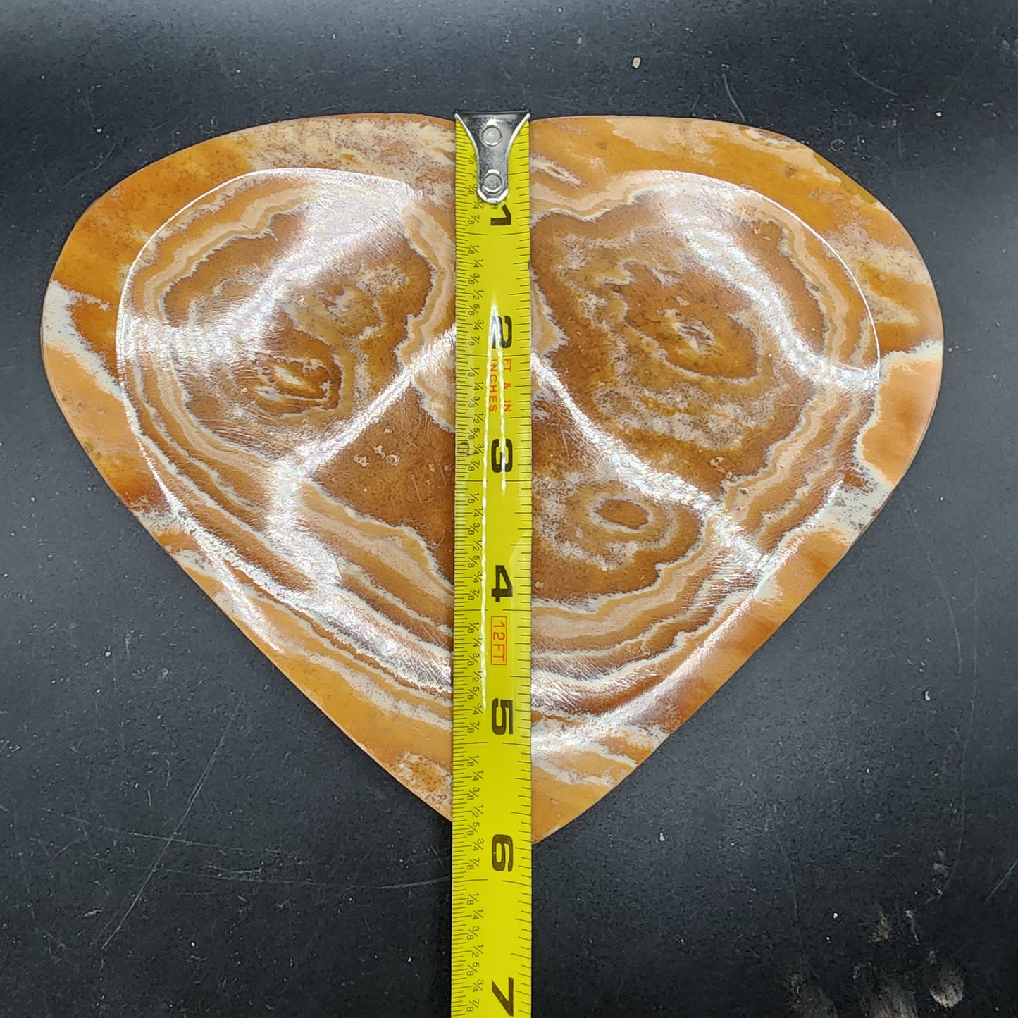Beautiful Heart Shaped Aragonite Plate