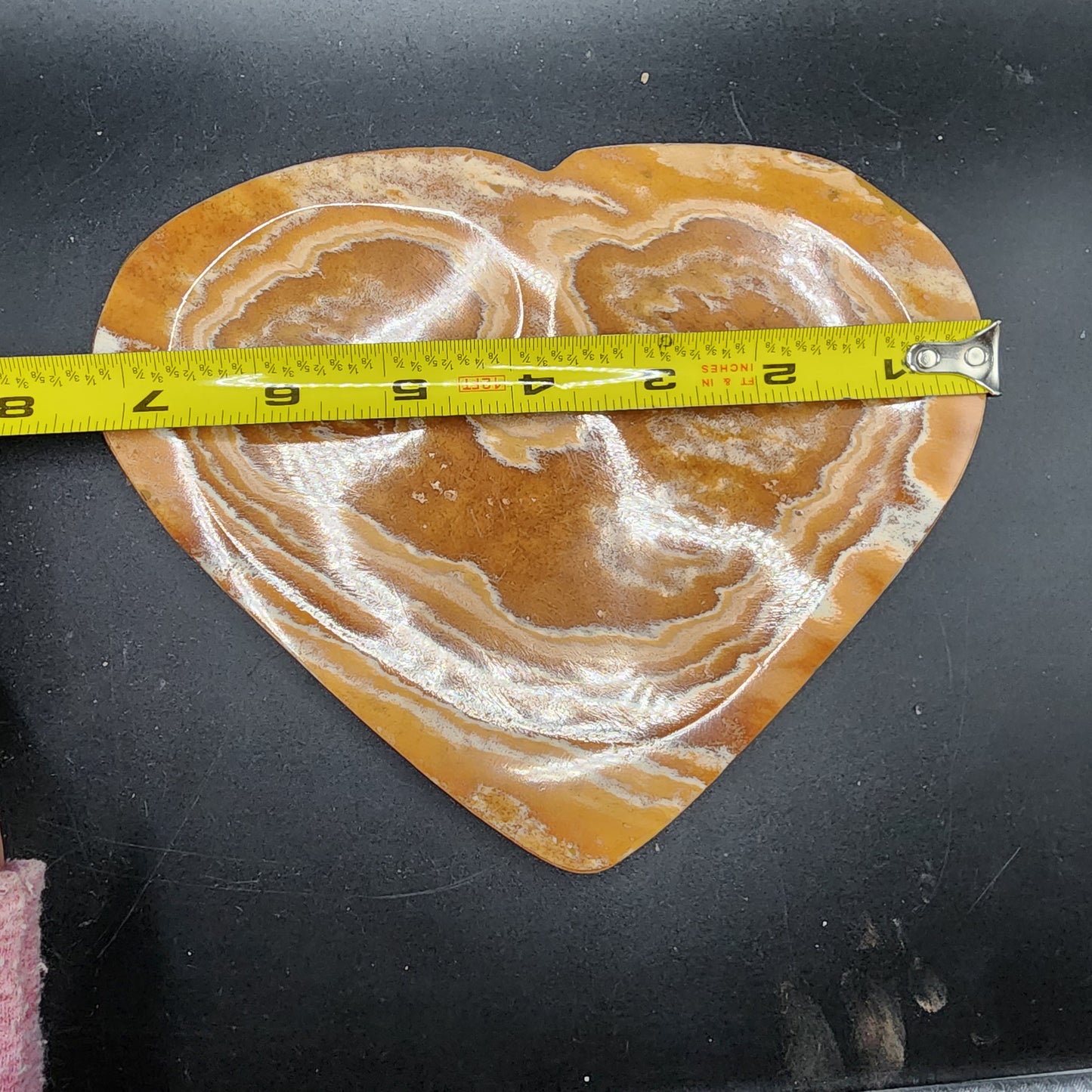 Beautiful Heart Shaped Aragonite Plate