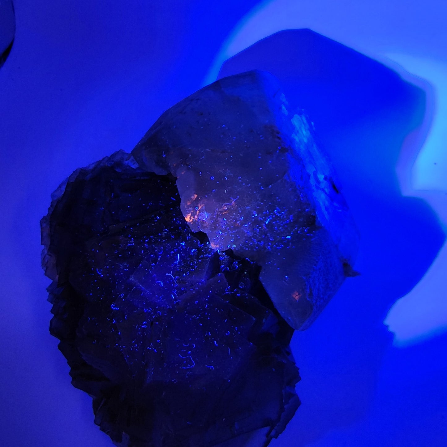Fluorite with Calcite