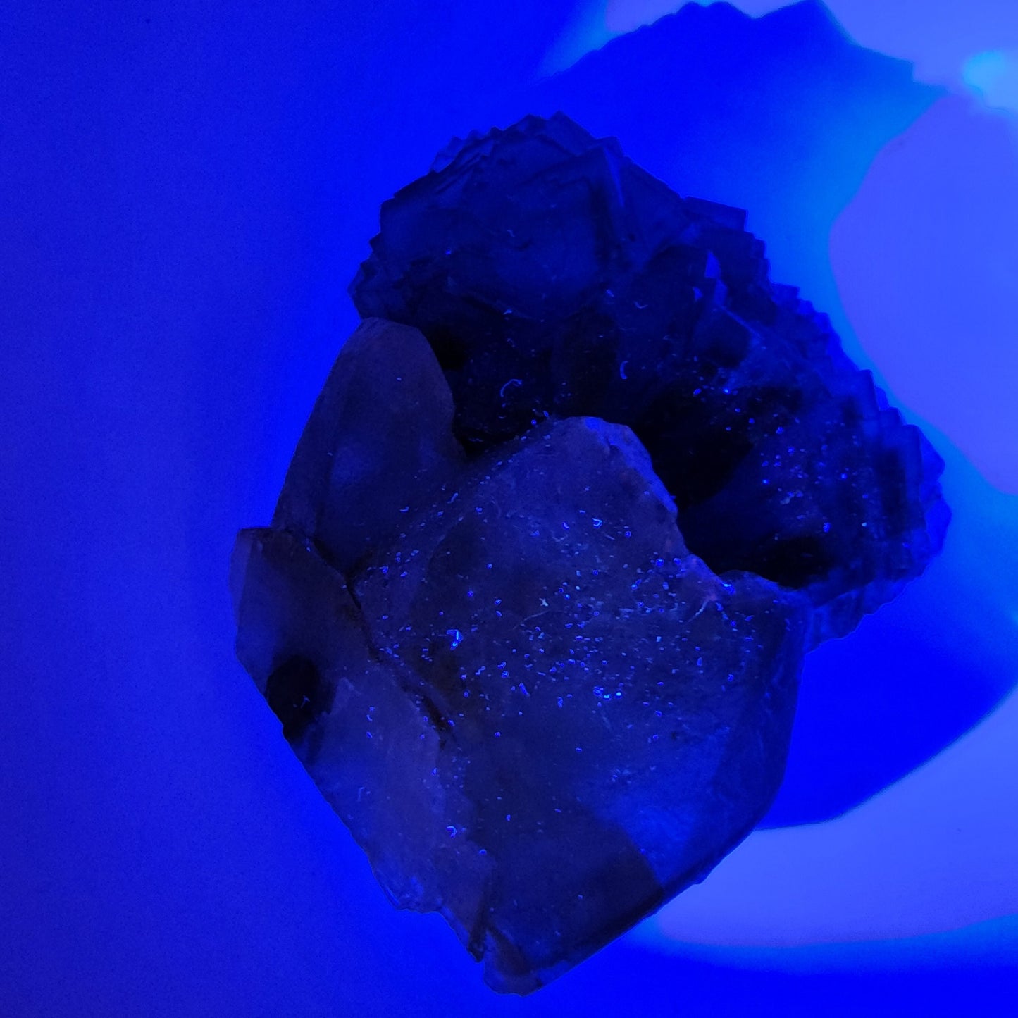 Fluorite with Calcite