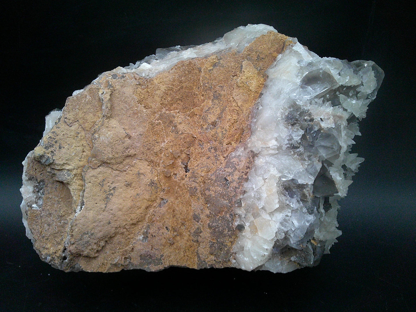 Fluorite with Calcite Glaze