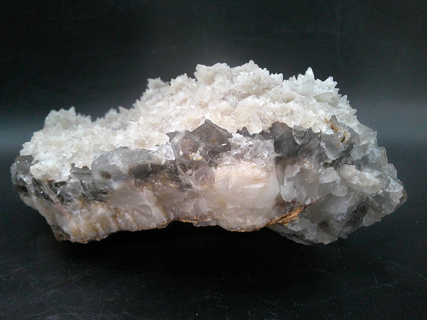 Fluorite with Calcite Glaze
