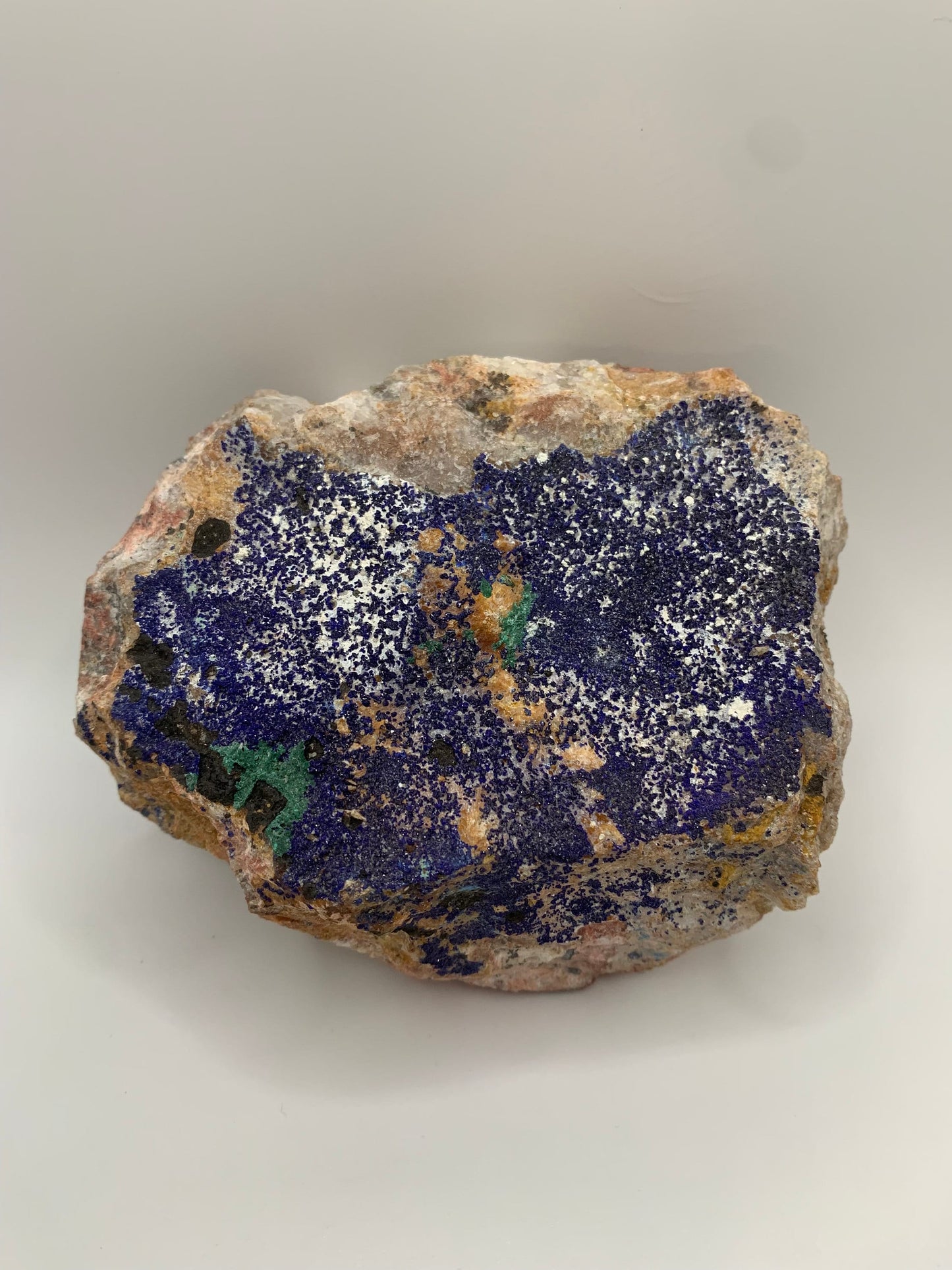 Gorgeous Azurite with Malachite