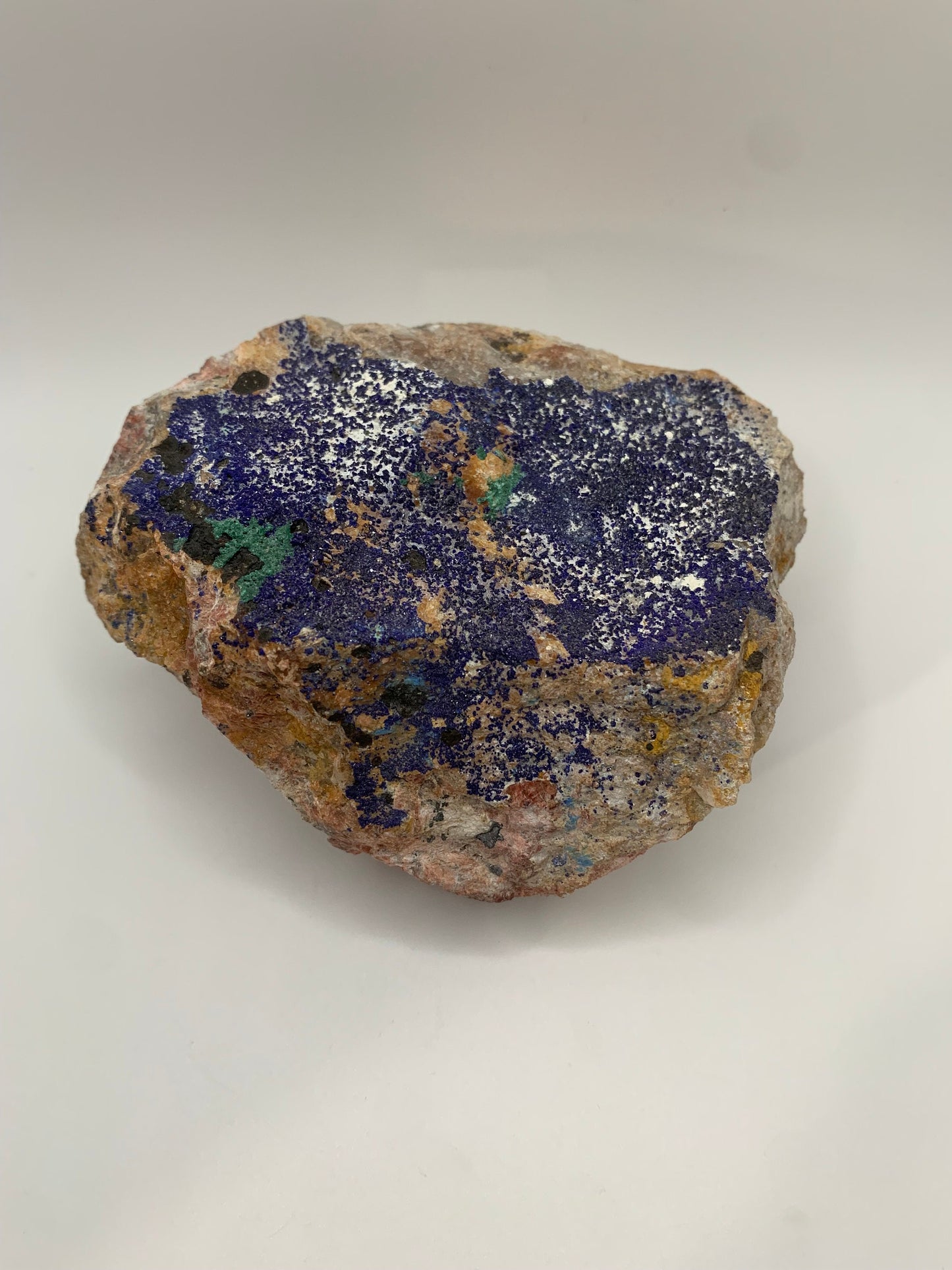 Gorgeous Azurite with Malachite
