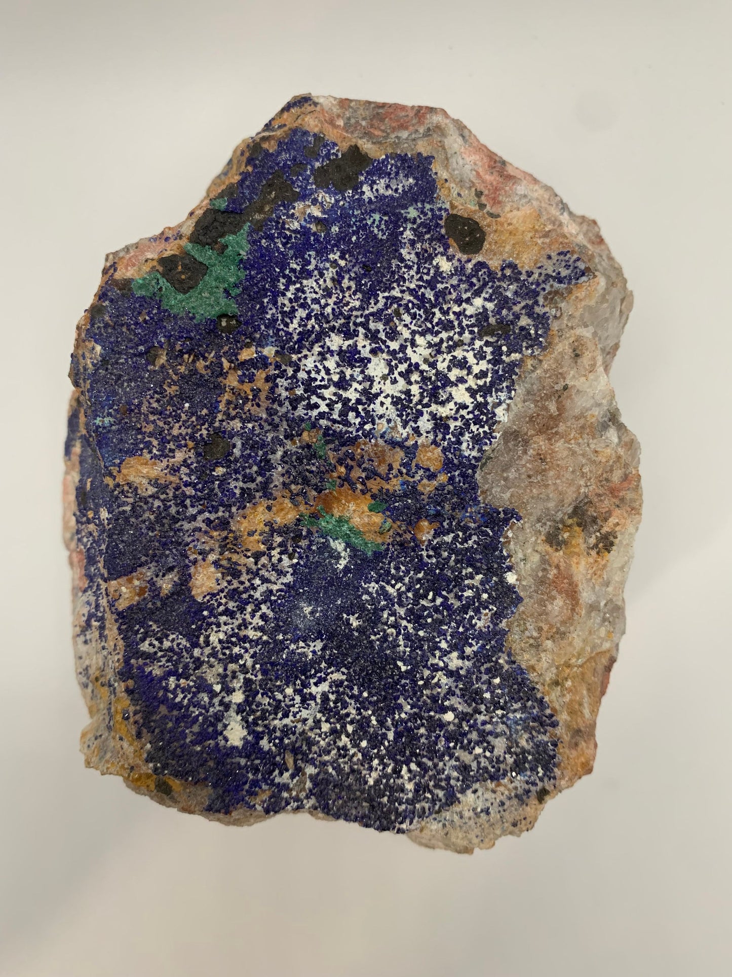 Gorgeous Azurite with Malachite