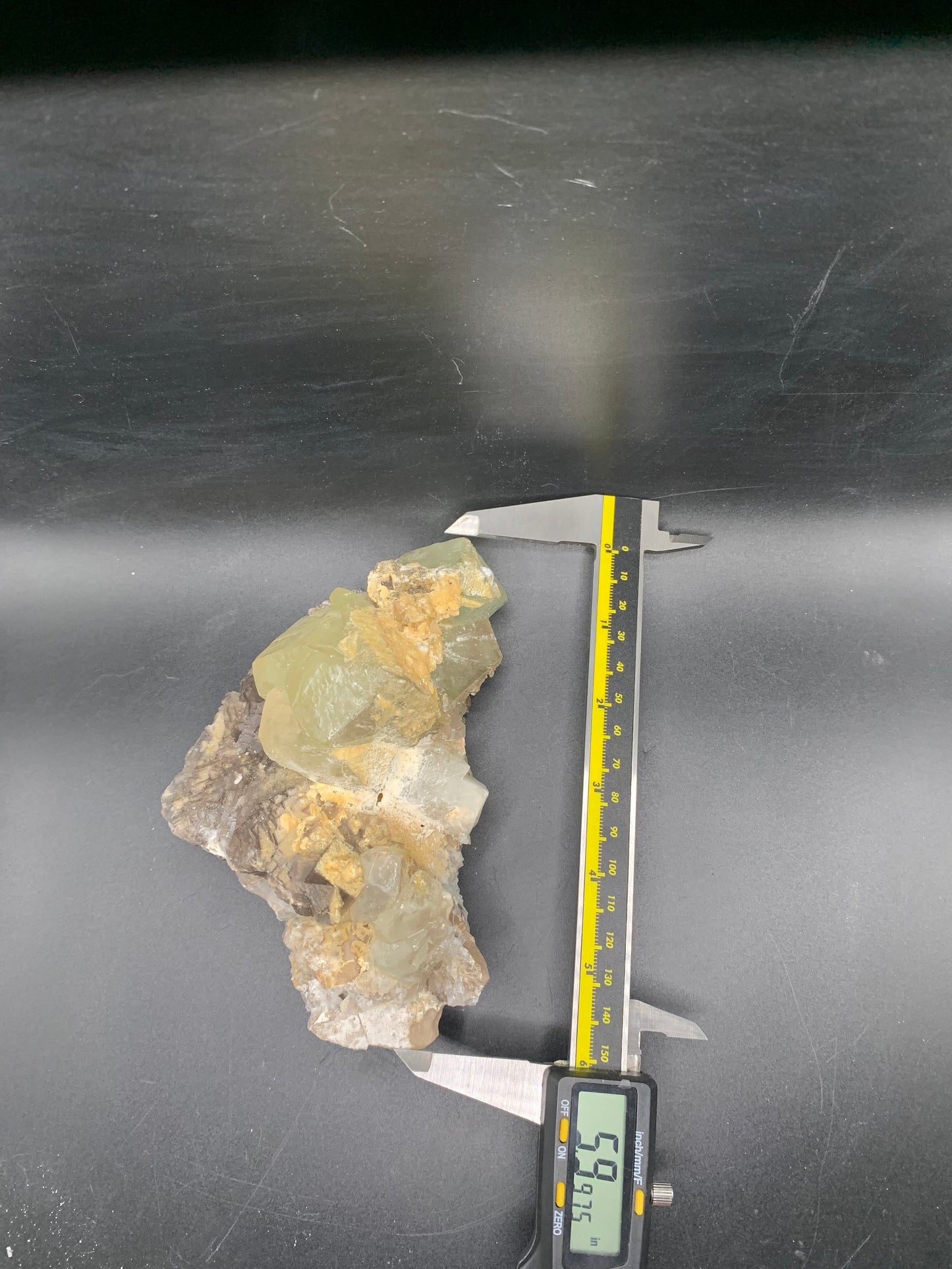 Fluorite with Green Calcite
