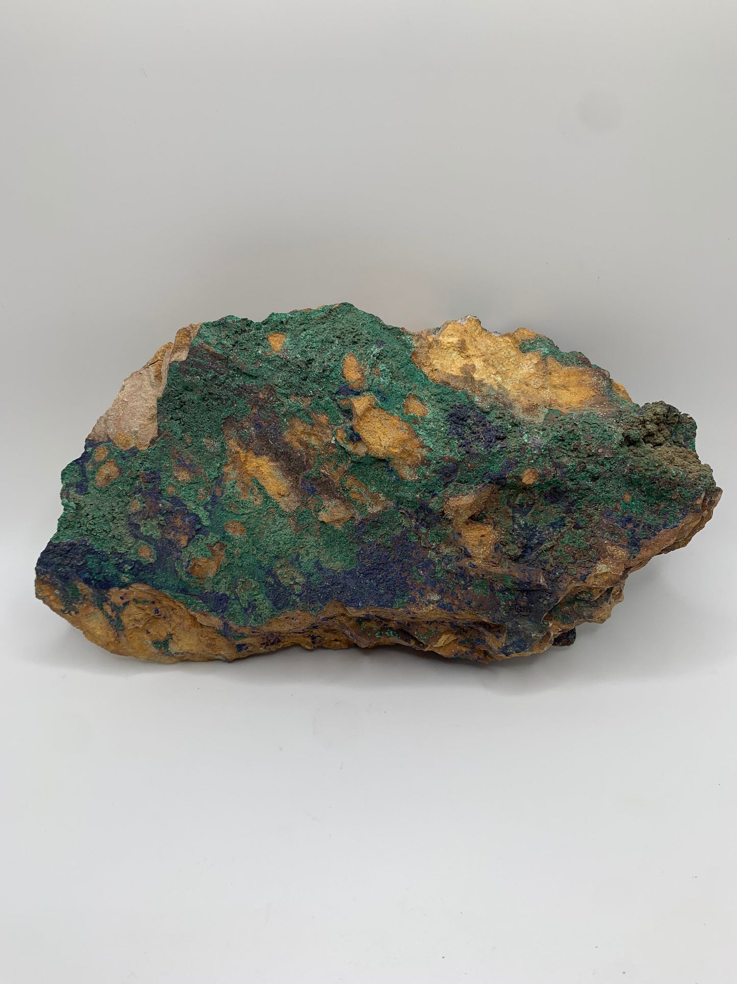Malachite with Azurite