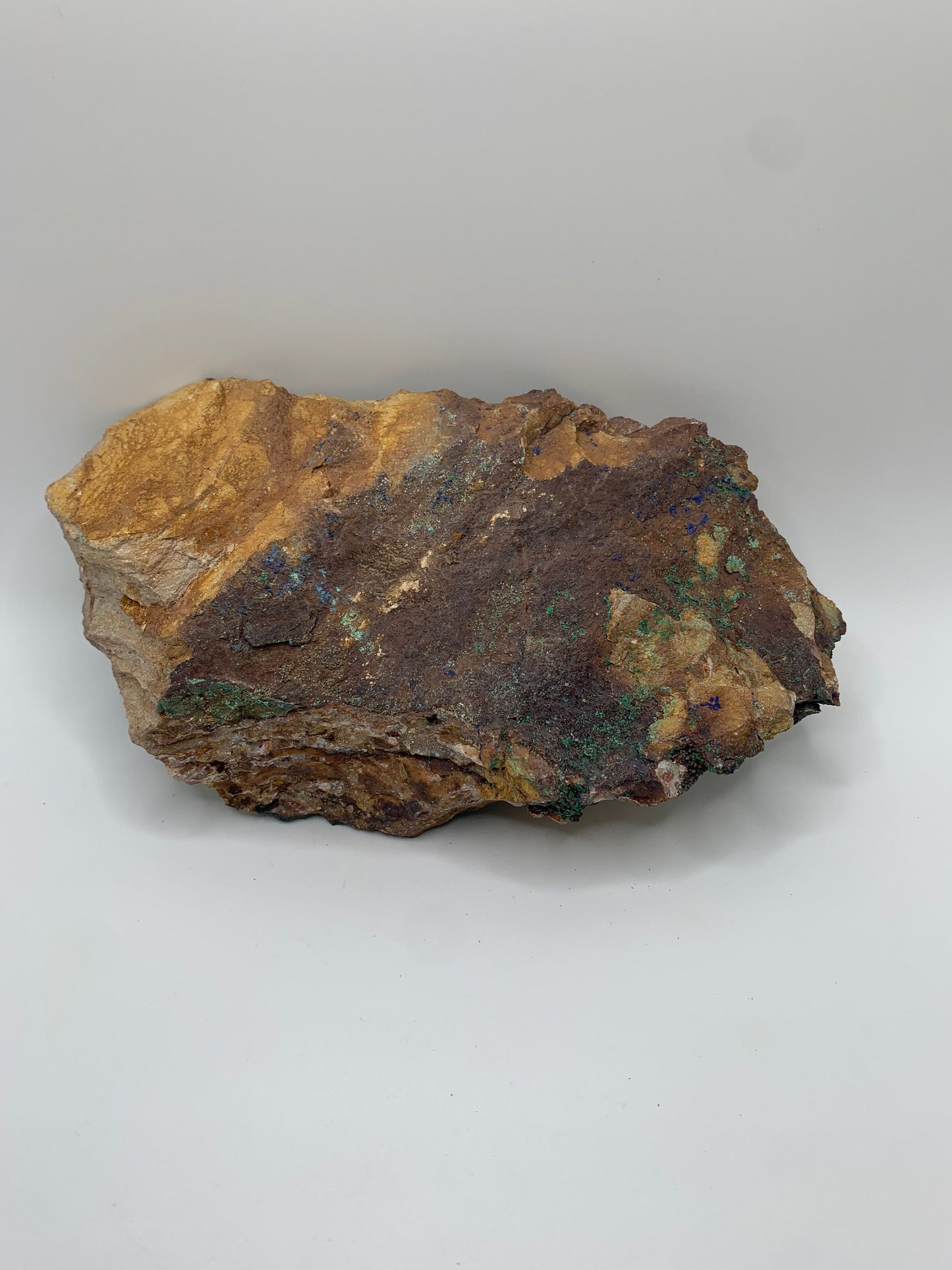 Malachite with Azurite