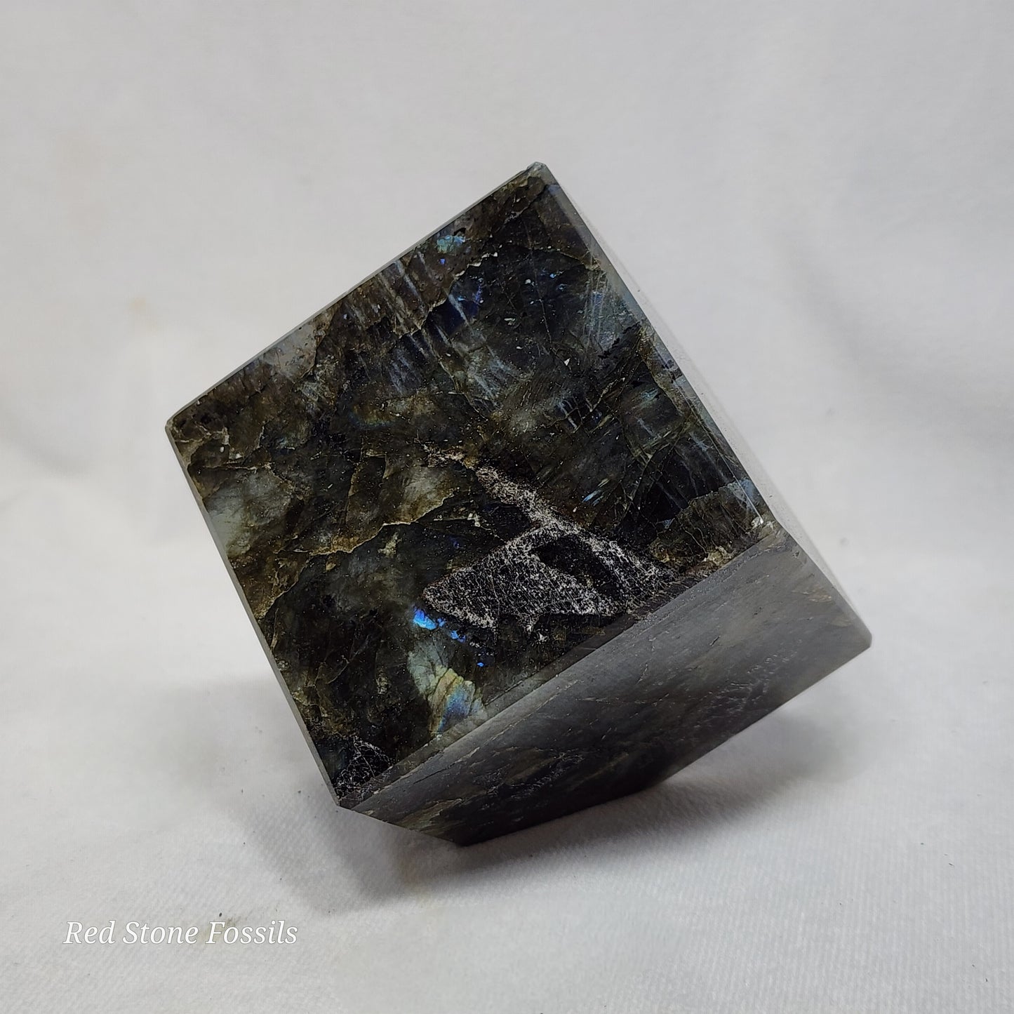 Gorgeous Labradorite Cube