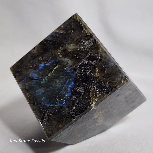 Gorgeous Labradorite Cube