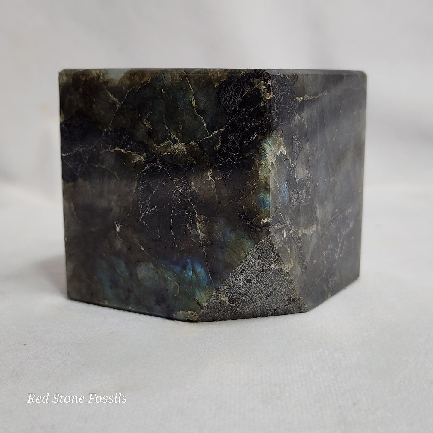 Gorgeous Labradorite Cube