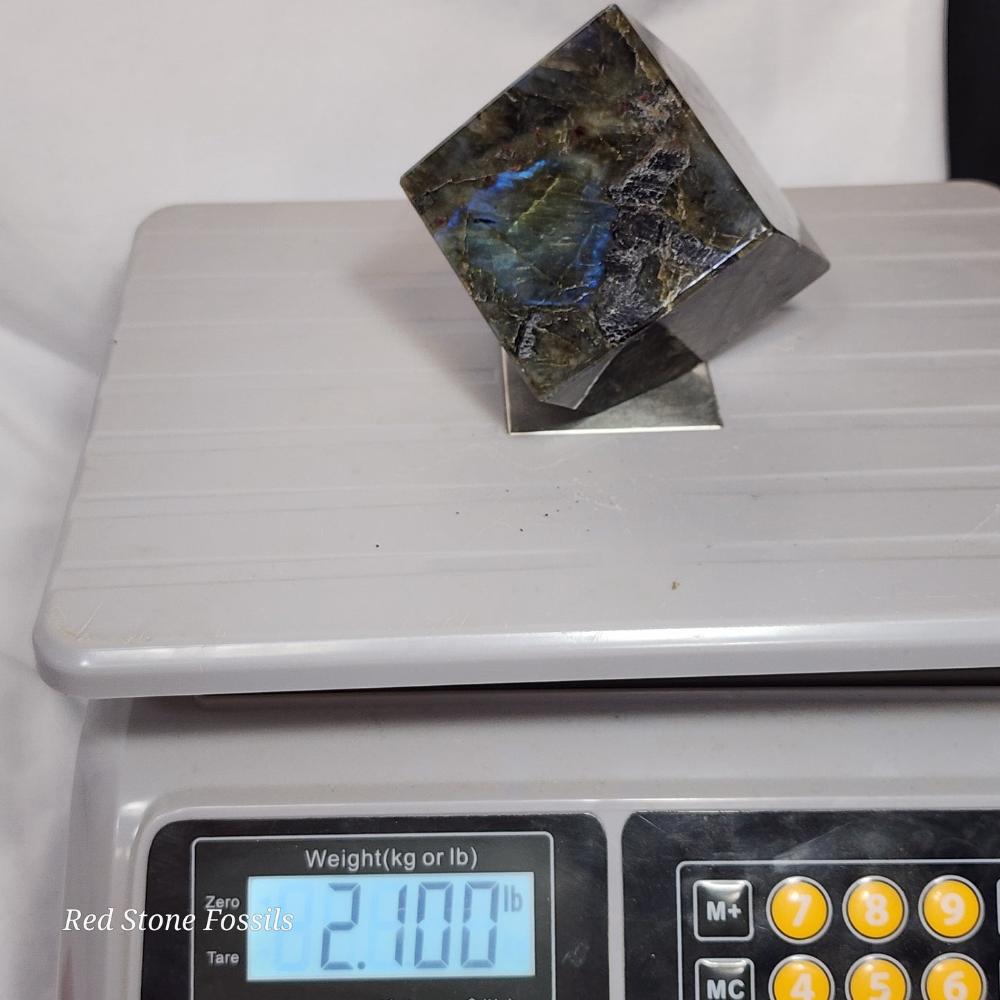 Gorgeous Labradorite Cube