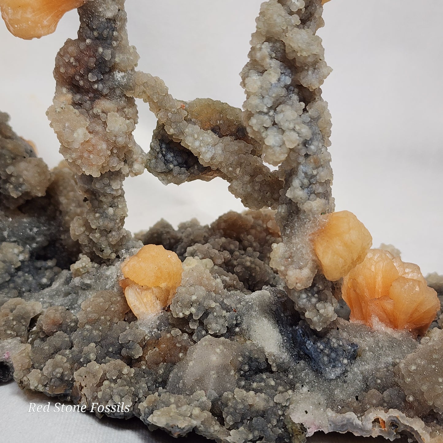 Towers of Chalcedony with Stilbite