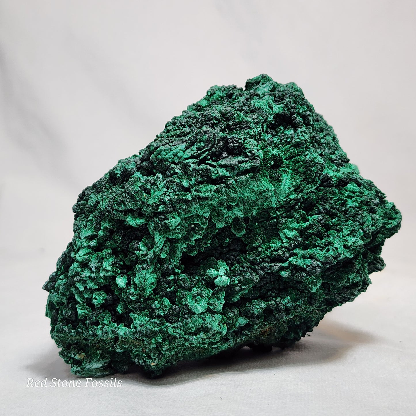 Ravishing Raw Fibrous Malachite