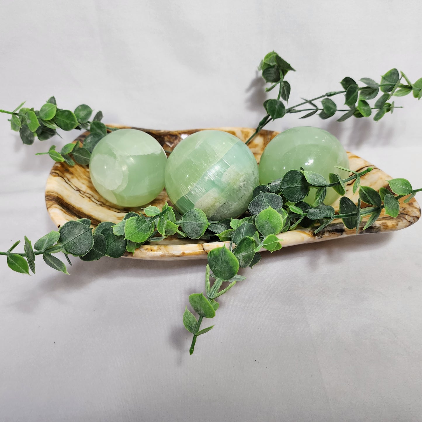 Beautiful Banded Aragonite Bowl