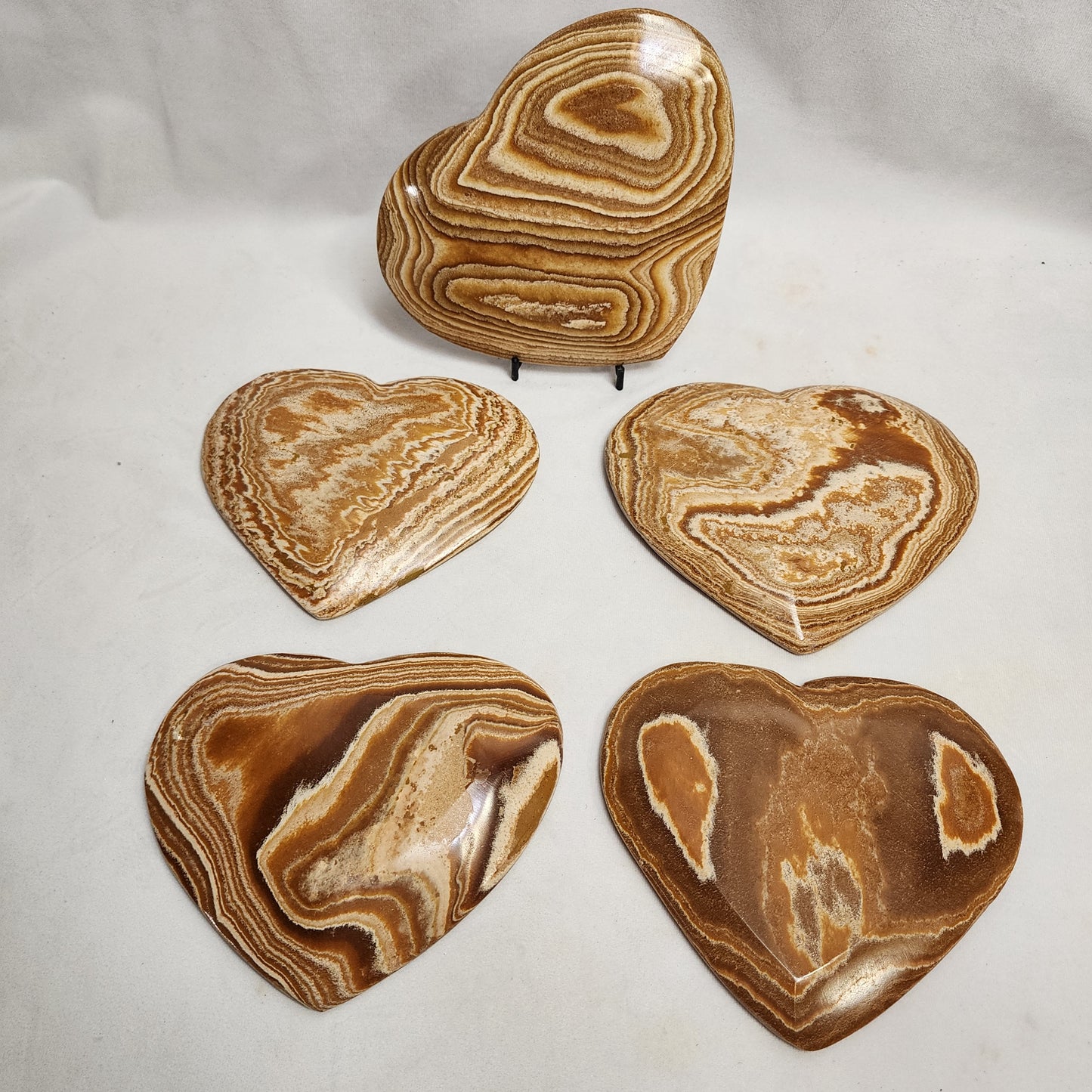 Amazing Aragonite Heart Plates