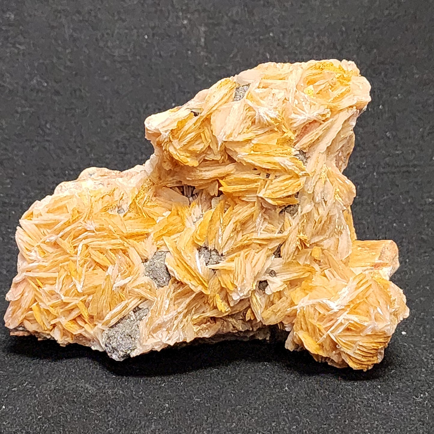 Bladed Barite with Galena