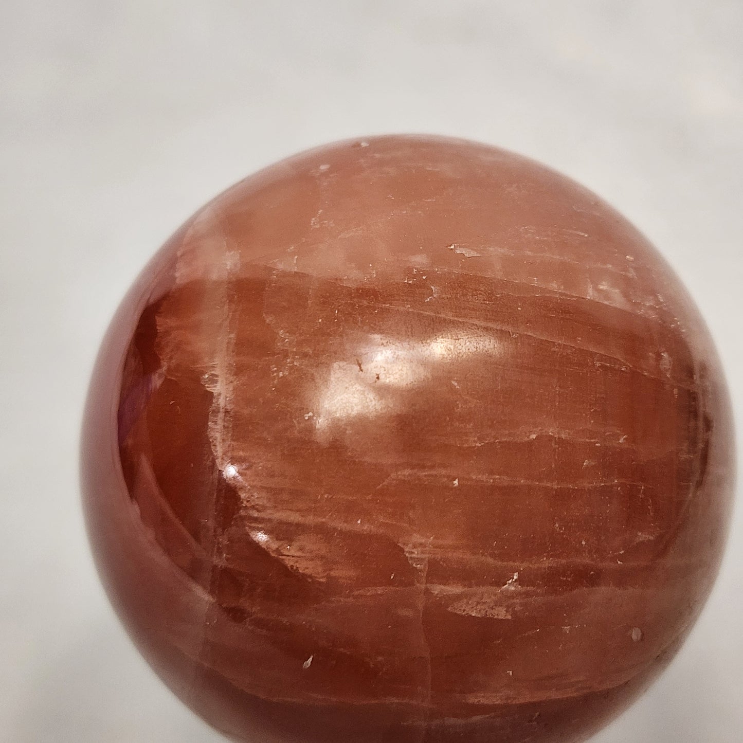 Rose Pink Calcite Sphere