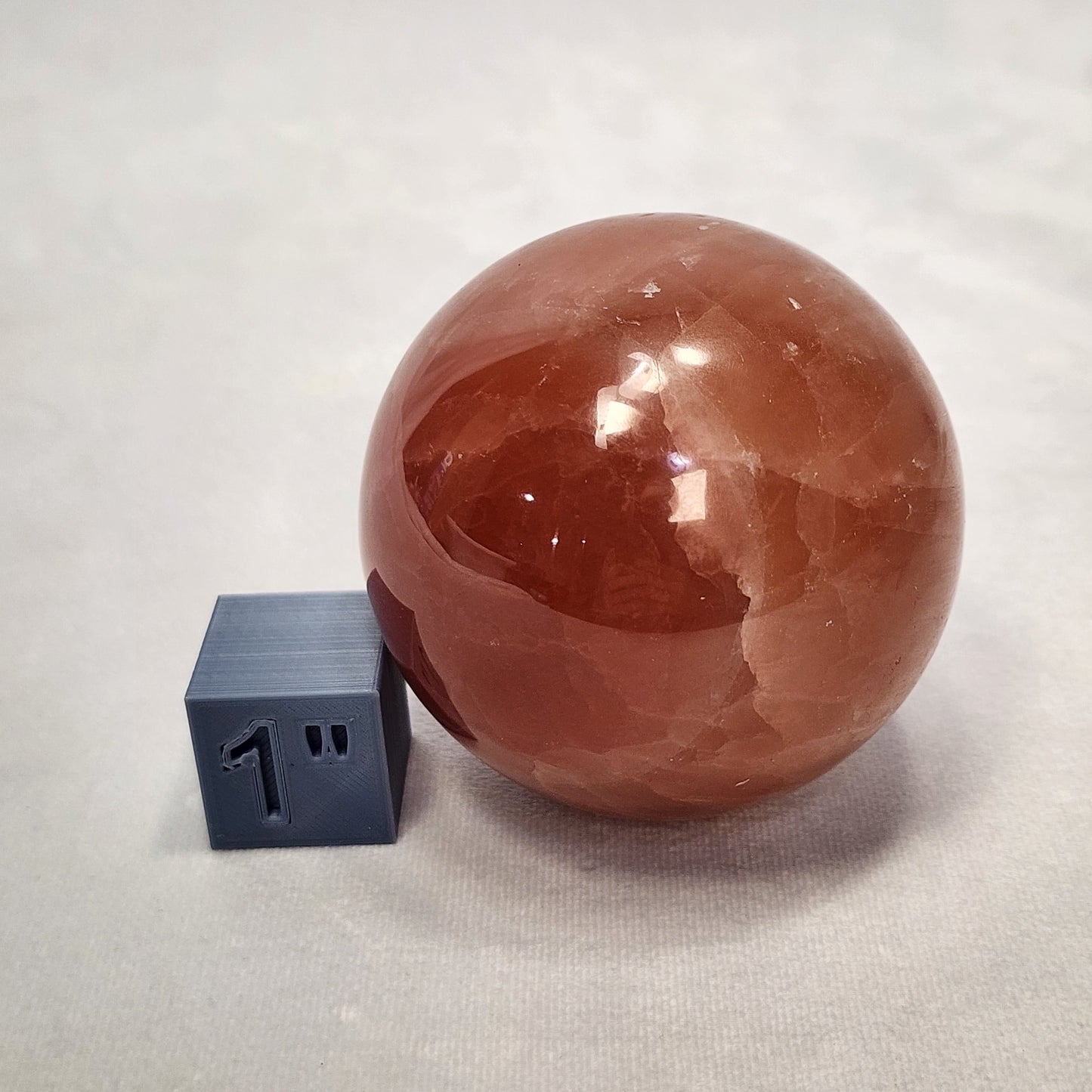 Rose Pink Calcite Sphere