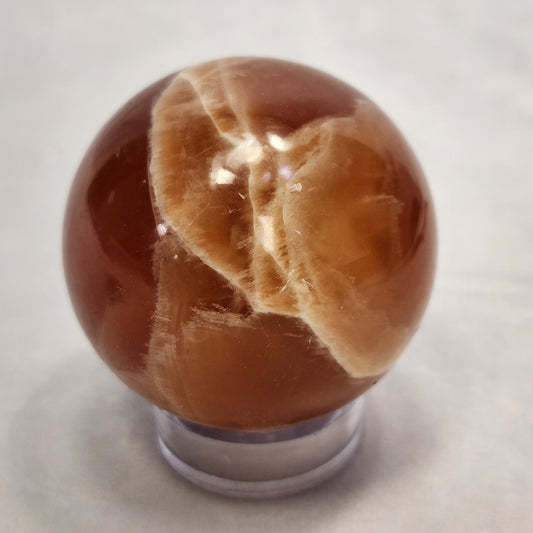 Caramel Calcite Sphere