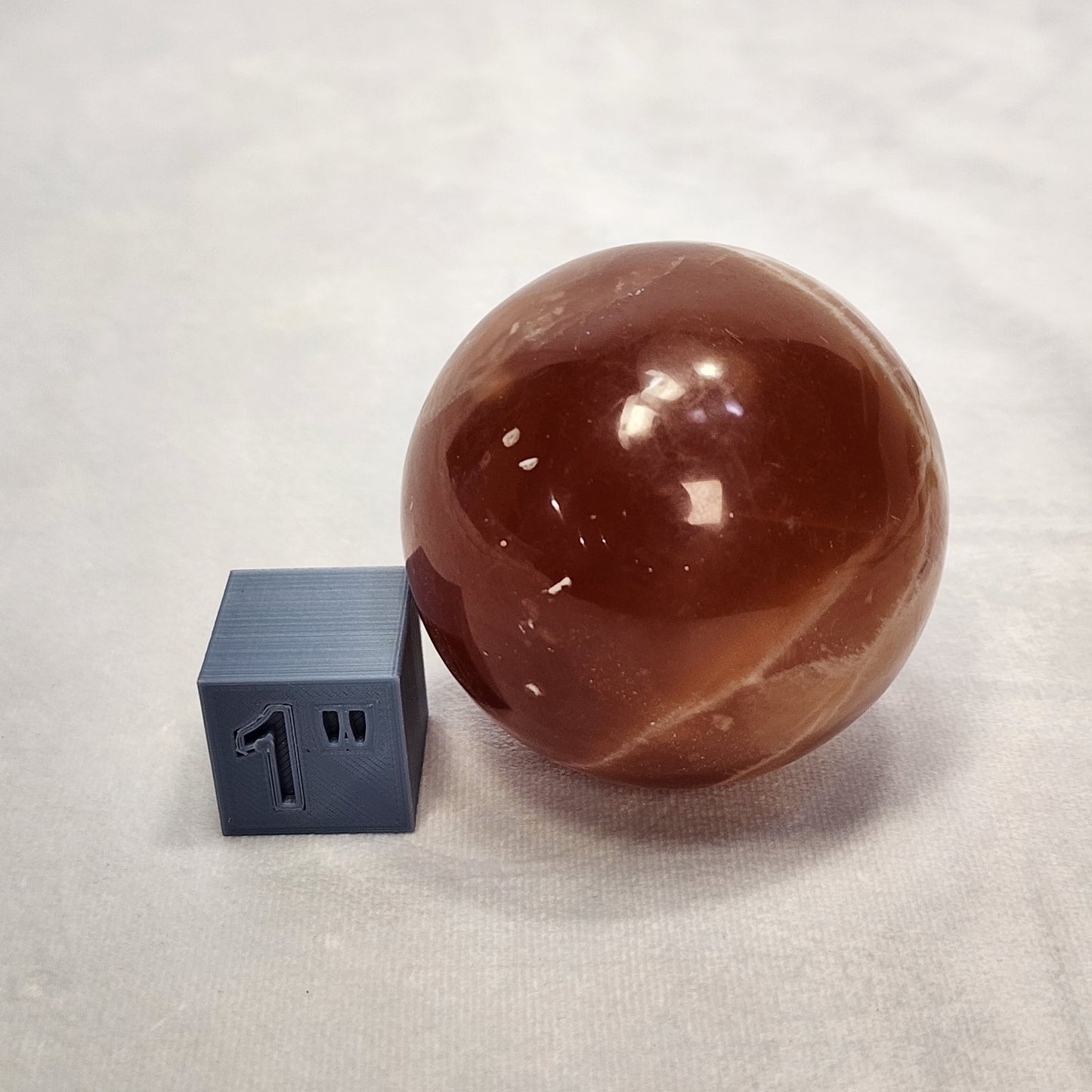 Caramel Calcite Sphere