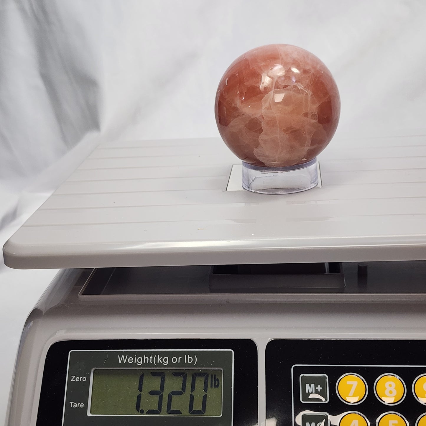 Blush Pink Calcite Sphere