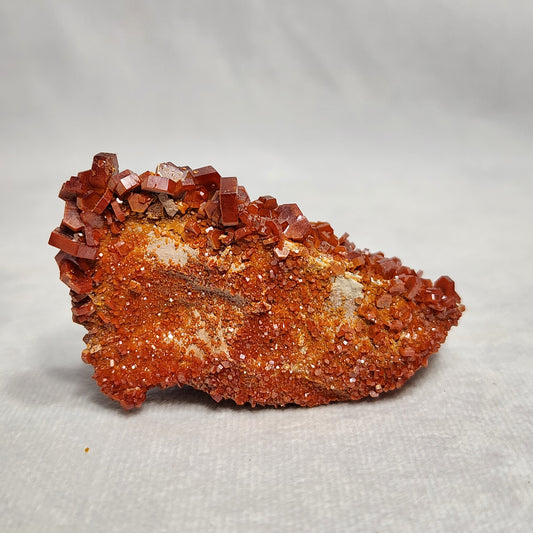 Sparkling Vanadinite Cluster