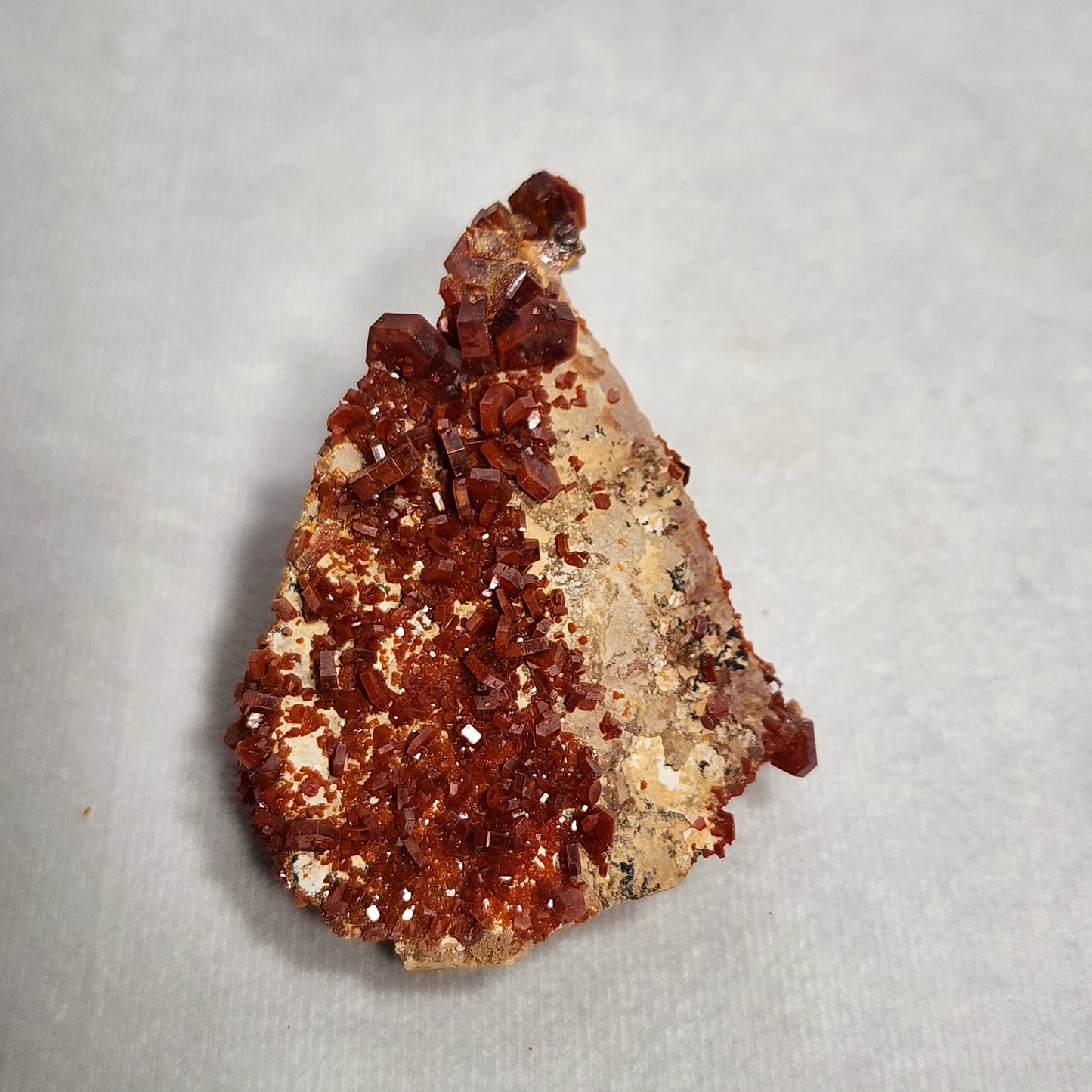 Sparkling Vanadinite Cluster