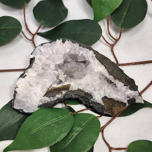 White Crystal Geode