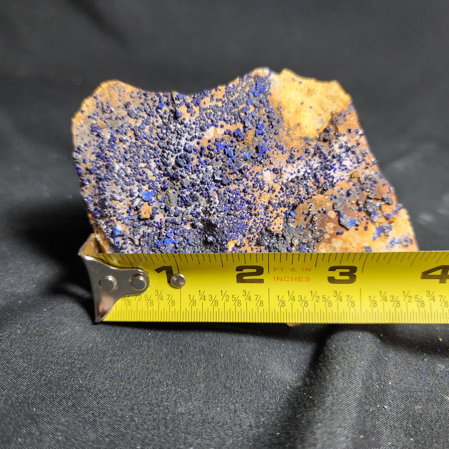 Sparkling Azurite on Matrix