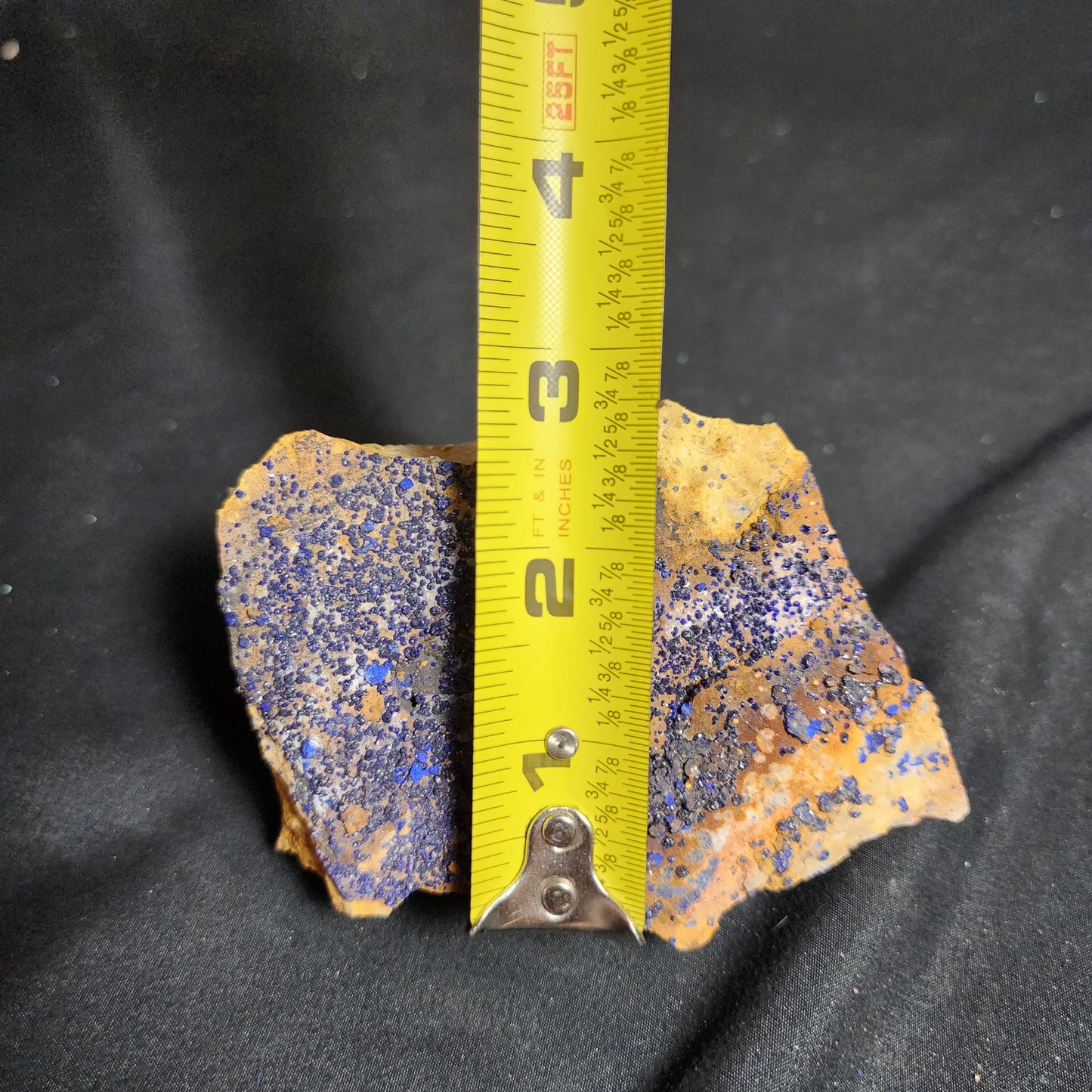 Sparkling Azurite on Matrix