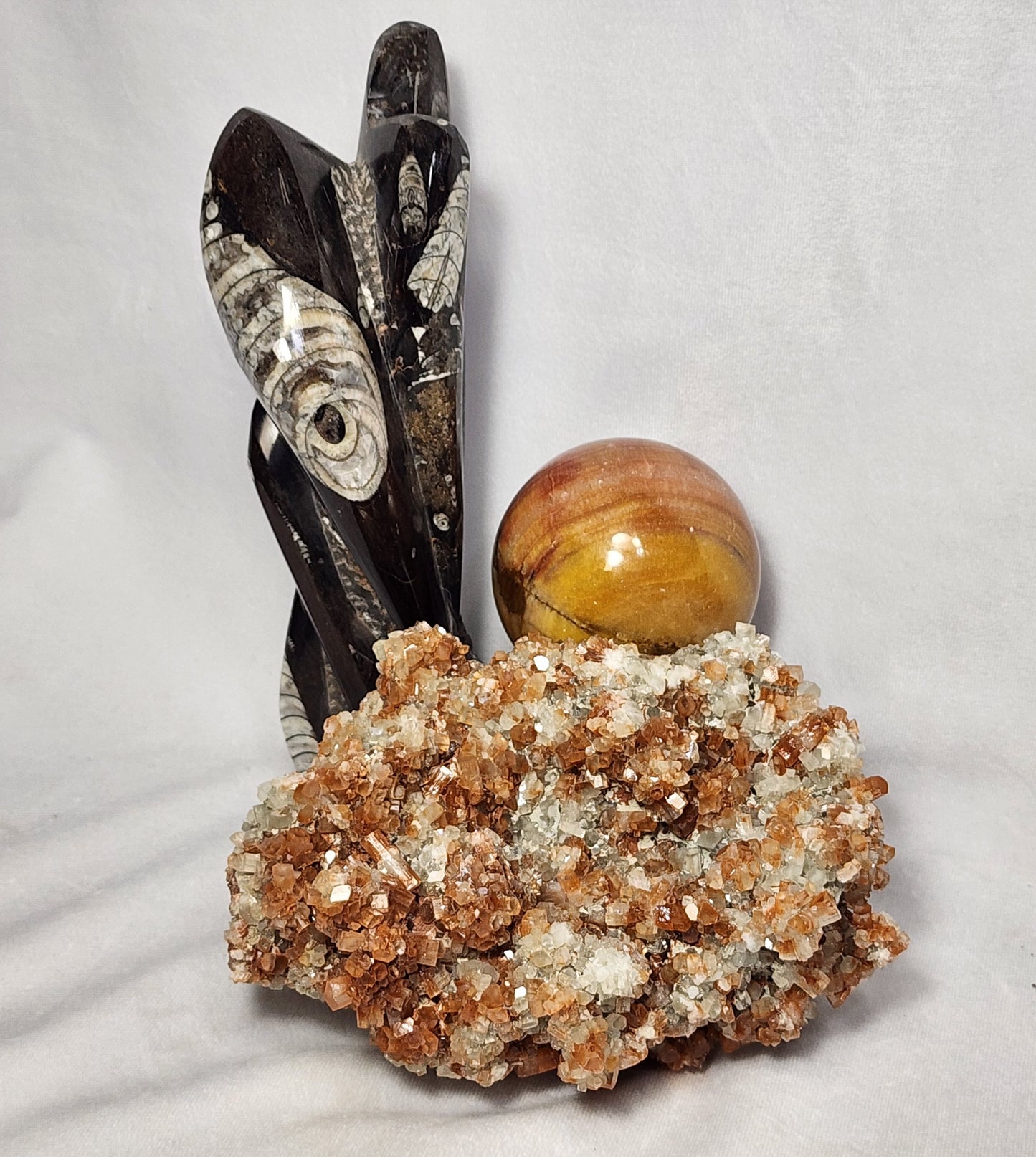 Two Toned Aragonite Cluster