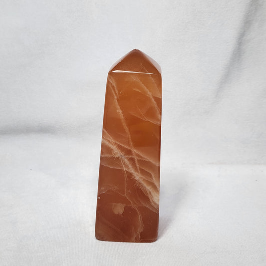 Deep Honey Calcite Tower