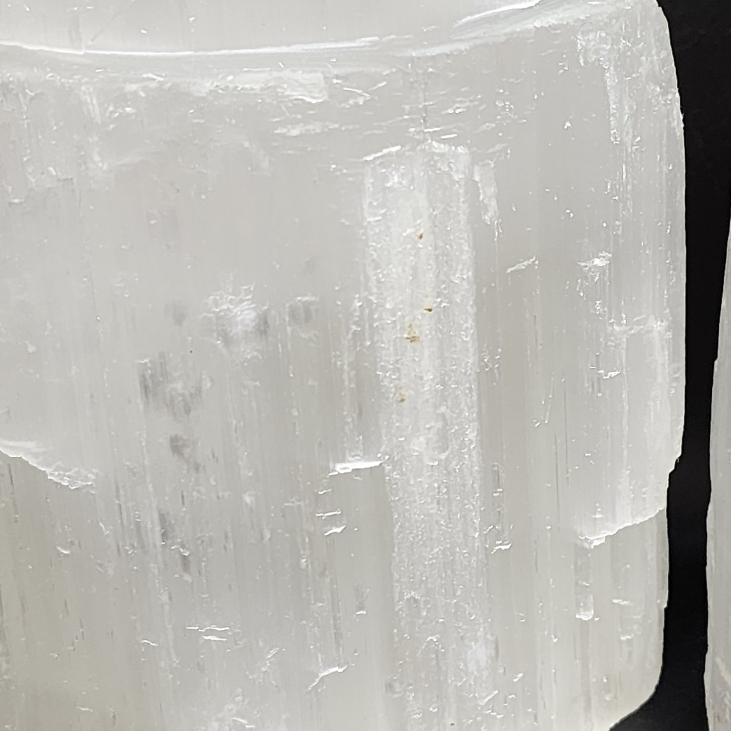 Stunning 8" Selenite Double Lamp Tower